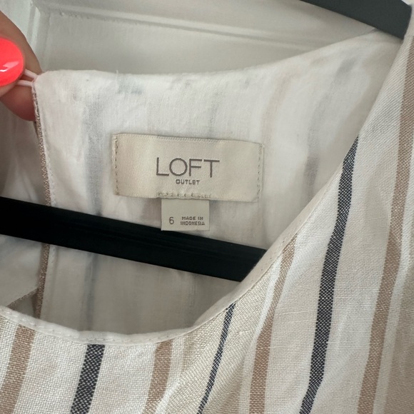 Loft striped pantsuit - Picture 2 of 2